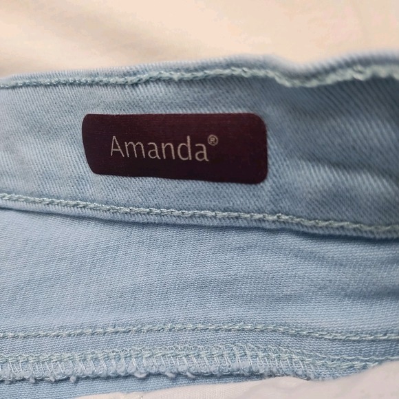 Gloria Vanderbilt Blue Colored Women's 12 Amanda Jeans (32x29) - Picture 8 of 11